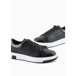 Armani Exchange Sneakers con retro a contrasto - Nero XUX123XV761100002