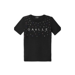 Gaëlle Paris T-shirt girocollo - Nero GAABW00703_PTTS0059
