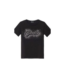 Gaëlle Paris T-shirt girocollo - Nero GAABW00702_PTTS0059