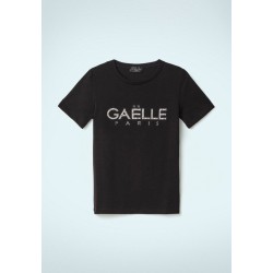 Gaëlle Paris T-Shirt Paricollo - Nero GAABW00701_PTTS0059