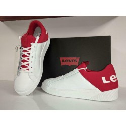 LEVI’S MULLET REGULAR Sneakers Bianco Rosso