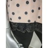 SCEE BY TWIN-SET Top a pois con fiocco