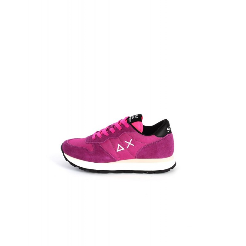 SUN68 Z41201 SNEAKERS RUNNING "ALLY SOLID" IN NYLON - FUXIA SCURO