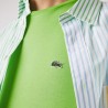 Lacoste T-shirt a girocollo in jersey di cotone Pima tinta unita TH6709 00 TTV