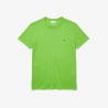 Lacoste T-shirt a girocollo in jersey di cotone Pima tinta unita TH6709 00 TTV