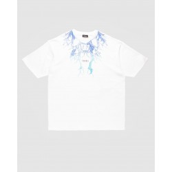 Phobia Archive T-Shirt fulmine blu e azzurro - Bianco PH/1WBLLB