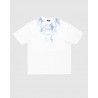 Phobia Archive T-Shirt fulmine blu e azzurro - Bianco PH/1WBLLB