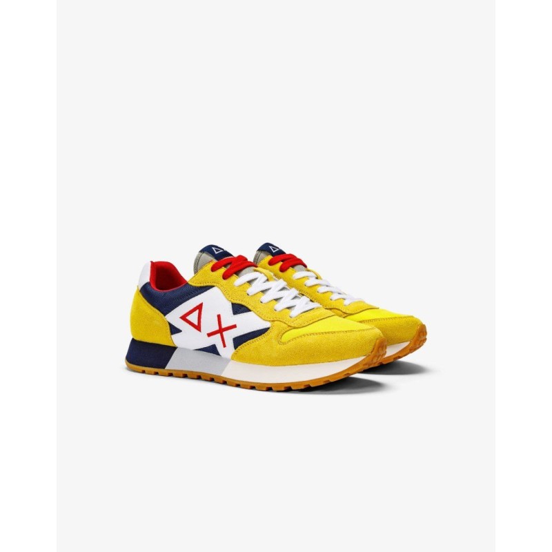 Sun68 Sneakers Jaki tricolors - Giallo/Blu navy Z33112 COLORE 2307