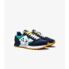 Sun68 Sneakers Jaki tricolors - Navy blu e verde prato Z33112 COLORE 0788