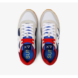 Sun68 Sneakers Jaki tricolor - Bianco e Blu navy Z33112 COLORE 0107