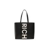 John Richmond Borsa shopper logo bianco - Nero RWP23177BO
