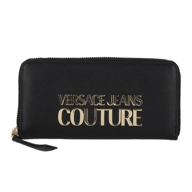 Versace Jeans Couture Portafoglio logo - Nero 74VA5PL1 ZS467899