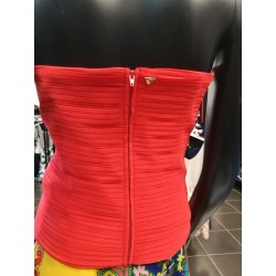 Guess Top bustier - Rosso W92H0JWBKQ0-G51