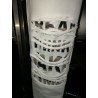 Shop Art Pantalone sportivo con strappi logo - Bianco 21ISH61058