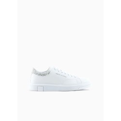 Armani Exchange Sneakers con retro a contrasto - Bianco XUX123XV761101015